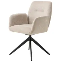 Håum Eetkamerstoel Roxana draaibaar - Zand - 88x57,5x62 cm