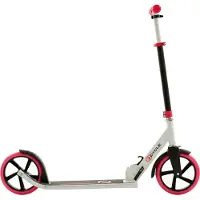 2Cycle Step Aluminium Roze-Wit Met Grote Wielen (1584)
