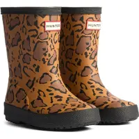 Hunter Kids First Rubberen Unisex Kinderen'S Rijke Tan/Westen/ Zwarte Gummlaarzen