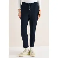Cecil Dames Broek met smalle pijpen - Blauw - L