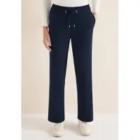Cecil Dames Broeken met wijde pijpen - Blauw - XL