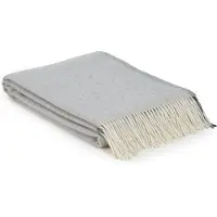 Most - Plaid Milano - 90% Merino wol, 10% Kasjmier wol - 140 x 200 cm - lichtgrijs