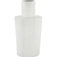 Naturel Collections Vaas metaal H28,5cm wit wit Keramiek Vaas