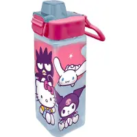 Hello Kitty Kinder Drinkfles met Tuitje – 500 ml – Rechthoekige Schoolbeker – Kunststof – BPA-vrij –