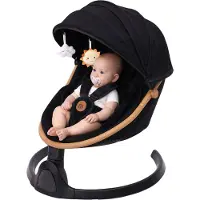 MATTI - Elektrische Wipstoel - Babyschommel - Schommelstoel - Babyswing - Incl. Bluetooth & Afstandsbediening