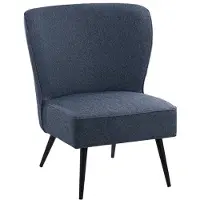 Homla Armchair ABRAZO – Blauwe Fauteuil 71x75,5x86 cm