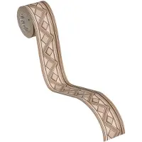 A.S. Création GRAFISCHE BEHANGRAND - Beige Bruin Creme - AS Creation Only Borders