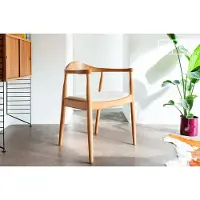 PIB Scandinavische stoel in licht hout Johannes