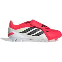 Adidas Predator League FT Gras Voetbalschoenen (FG) Kids Rood Wit Zwart