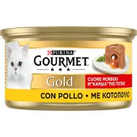 Gourmet 48x85g Gold Smeltende Kern Kip Natvoer Kat