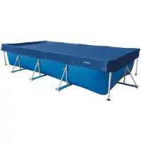 Intex Rectangular All Year Pool Cover Blauw 4.60x2.26 m