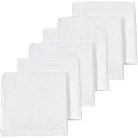 Meyco Spuugdoek Basic Badstof Wit 6-pack