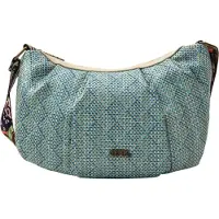 IZIA Schoudertas lichtbeige / blauw / turquoise / offwhite