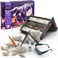Jokomisiada Dino Discovery Set: Tyrannosaurus Rex & 5 andere dino's - Leerzaam Speelgoed