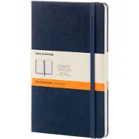 Moleskine large bullet journal hard cover blauw