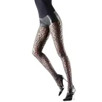 Oroblu panty Dalida animalier 20 den zwart - maat M