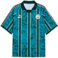 Puma Tricot 'Manchester City King Retro' blauw / petrol / wit