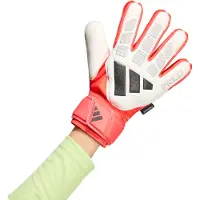 Adidas Predator Match Fingersave Keepershandschoenen Kids Wit Rood Zwart
