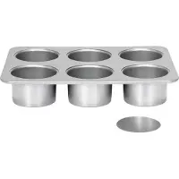 Patisse Cheesecakevorm Mini 8 Cm Staal Zilver