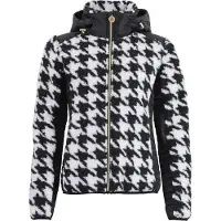Mountain Peak Dames hoodie met rits van twee materialen met borstbadge | Maat L