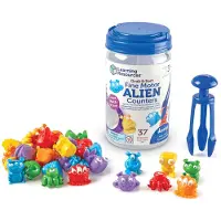 Learning Resources Grab & Sort Fine Motor Alien Counters - 3+