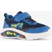 Blue Box jongens sneakers met lichtjes en graafmachines maat 27
