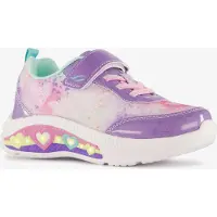 Blue Box meisjes sneakers met lichtjes paars maat 32