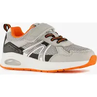 Blue Box jongens sneakers met airzool grijs oranje maat 25