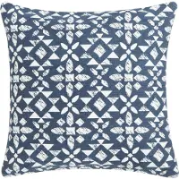 Mars & More Happy Cuba dark blue Cushion 45 cm x 45 cm