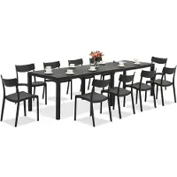 BICA King Double/Provence antraciet tuinmeubelset voor 10 personen