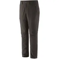 Patagonia - Terravia Trail Pants - Trekkingbroek 36 - Short, zwart/grijs