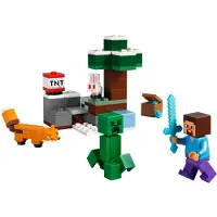 LEGO Minecraft Steve's Taiga-Avontuur Videogame Bouwpakket voor Kinderen - 21583