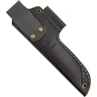 Casström No.10 sheath + firesteel holder schede, musta