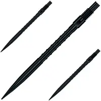 Harrows Quick Points Heavy Metal Grip Black 26 mm