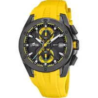 Lotus Heren 18943/1 Zwarte Horloge - Stijlvolle Quartz Horloge