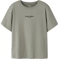Name It Kids Shirt 'NKMBrody' greige / zwart