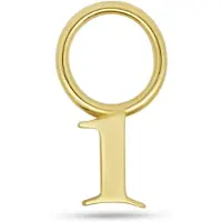 New Bling - 9NBG-O157-1 - 14K geelgoud – Bedel – Nummer 1