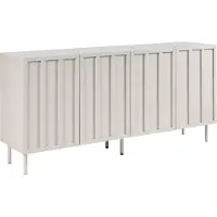 Beliani CLUNES - Dressoir - Lichtbeige - MDF