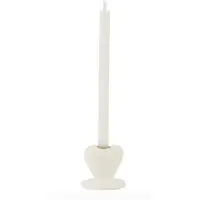 Zusss Kandelaar keramiek hartje wit