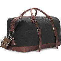 Vintage Canvas Unisex Weekend Reistas - 40L Sporttas voor Korte Reizen