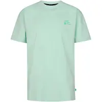 Petrol Industries T-shirt met backprint mintgroen Jongens Stretchkatoen Ronde hals - maat 128