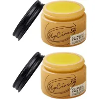UpCircle - Gezichtsreiniger Balm - Upcycled Abrikozenpitten - Voor Alle Huidtypes - Met Haverolie en Vitamine E - Dermatologisch getest - 2 x 55 ml