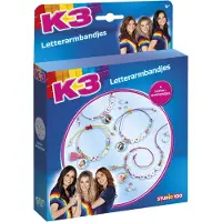 Totum K3 Letterarmbandjes – Vriendschapsarmbandjes met Naam – Kinder Sieraden