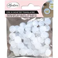 Aladine doorzichtige wax wit creatieve knutselset voor kinderen.