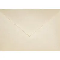 Netuno Metallic (parelmoer) ecru enveloppen C6 - 114 x 162 mm - A6 - 25 stuks - NK natgelijmde - 120 gram - Aster Metallic -