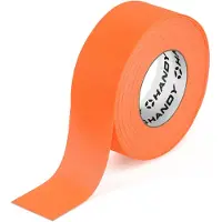 Handy Fluorescerende Markeringsband Tape Oranje 75 m × 25 mm – PVC Afzet- En Waarschuwingslint – Niet Zelfklevend – Voor Binnen- En Buitengebruik [11073]