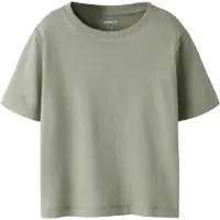 Name it MINI T-shirt grijs Jongens Katoen Ronde hals Effen - maat 98