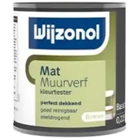 Wijzonol Muurverf Mat Kleurtester 250 ML - Donkere Kleur|1