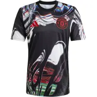 Adidas Functioneel shirt 'Manchester United 25/26 Pre Match' groen / vuurrood / zwart / wit