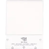 Little Boo Laken Ledikant Uni White 100x150